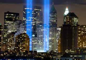 Towers of light U.S Air Force photo / Denise Gould